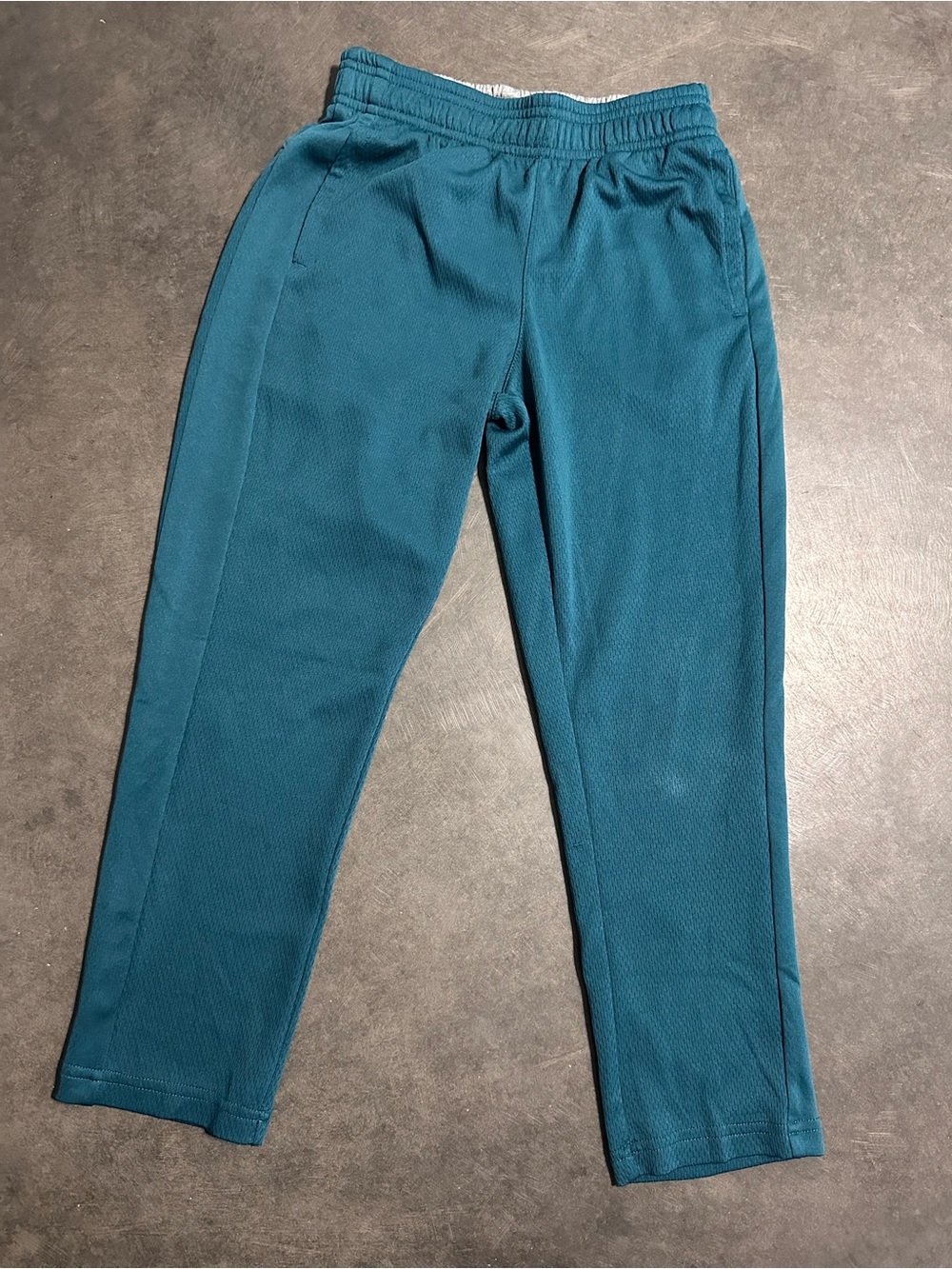 Boys Athletic Works Active Teal Pants size 8